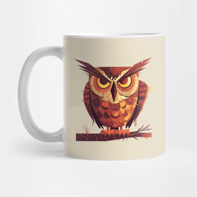 Angry Owl by aphian